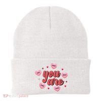 You Are Self Love Hearts Beanie thumb 0