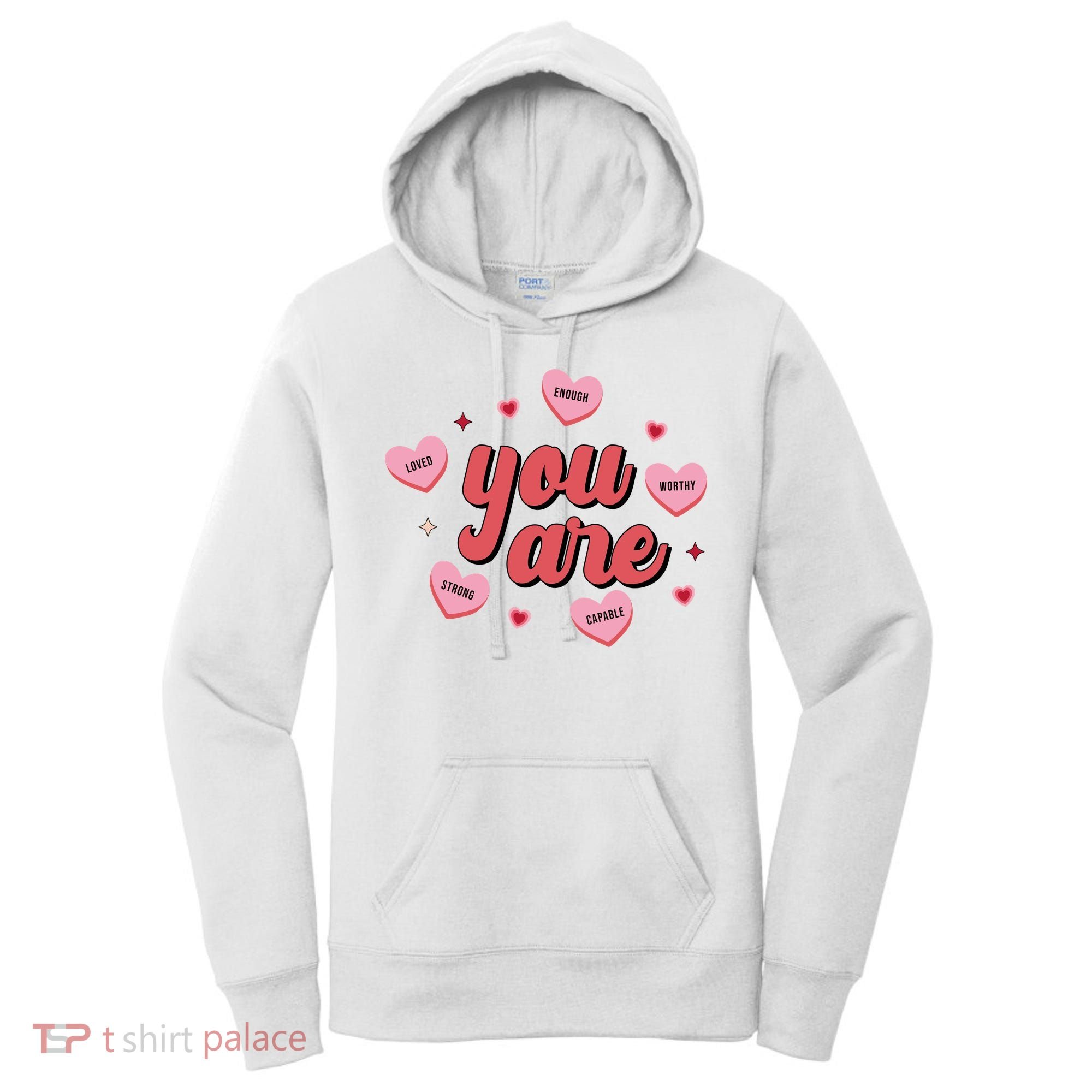 You Are Self Love Hearts Women's Hoodie