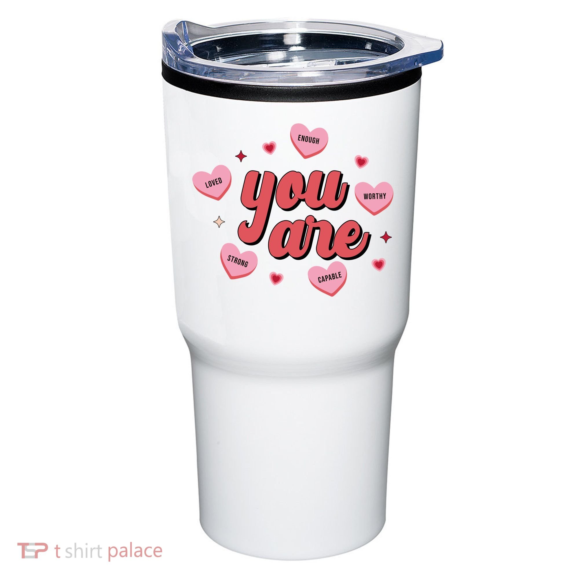 You Are Self Love Hearts Tumbler