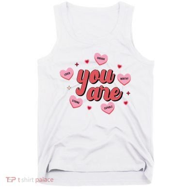 You Are Self Love Hearts Tank Top