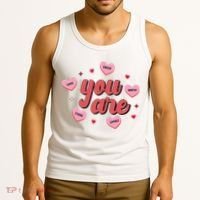 You Are Self Love Hearts Tank Top thumb 3