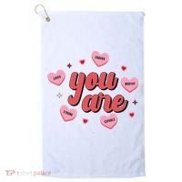 You Are Self Love Hearts Golf Towel thumb 0