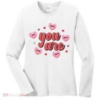 You Are Self Love Hearts Women's Long Sleeve Shirt thumb 0