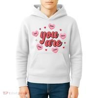 You Are Self Love Hearts Kids Hoodie thumb 4