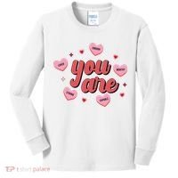 You Are Self Love Hearts Kids Long Sleeve Shirt thumb 0