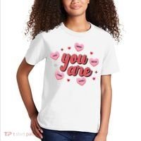 You Are Self Love Hearts Kids T-Shirt thumb 2