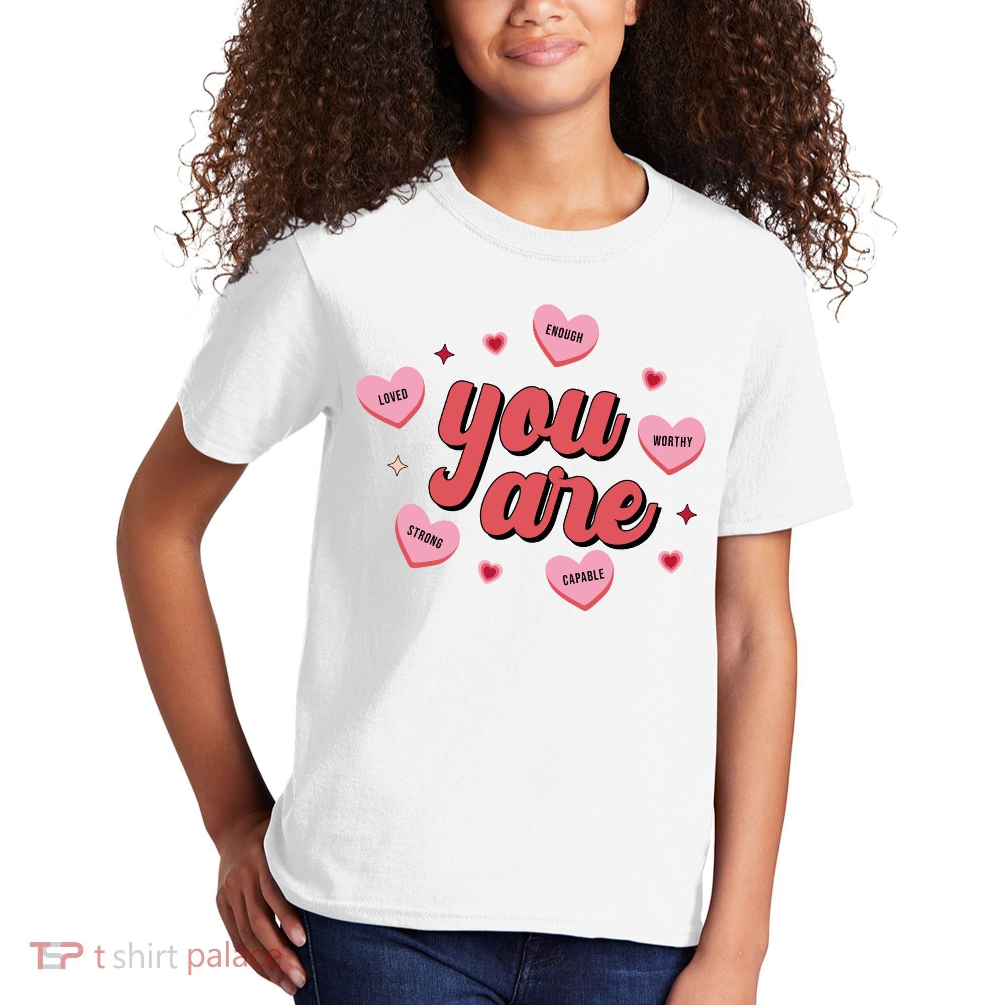 You Are Self Love Hearts Kids T-Shirt