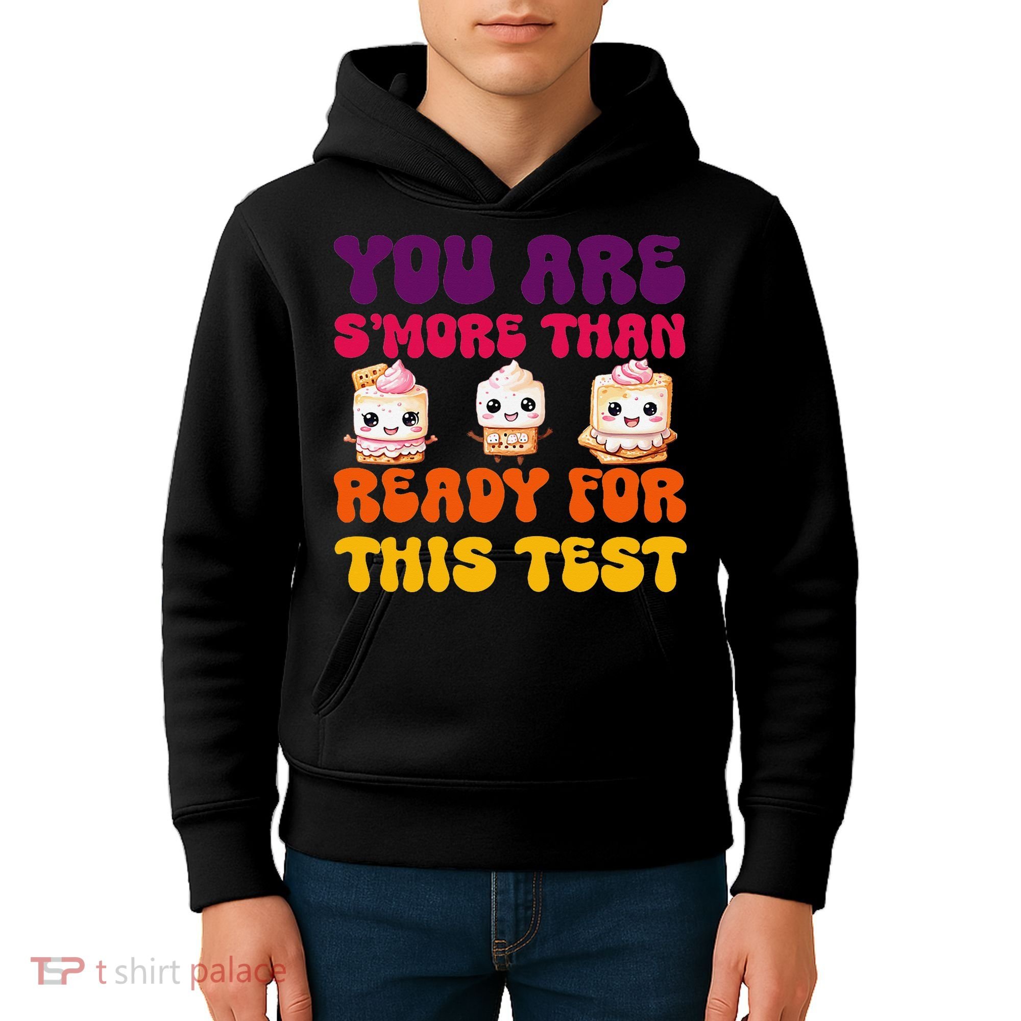 You Are Smore Than Ready For This Test Test Day Cute Smore Kids Hoodie