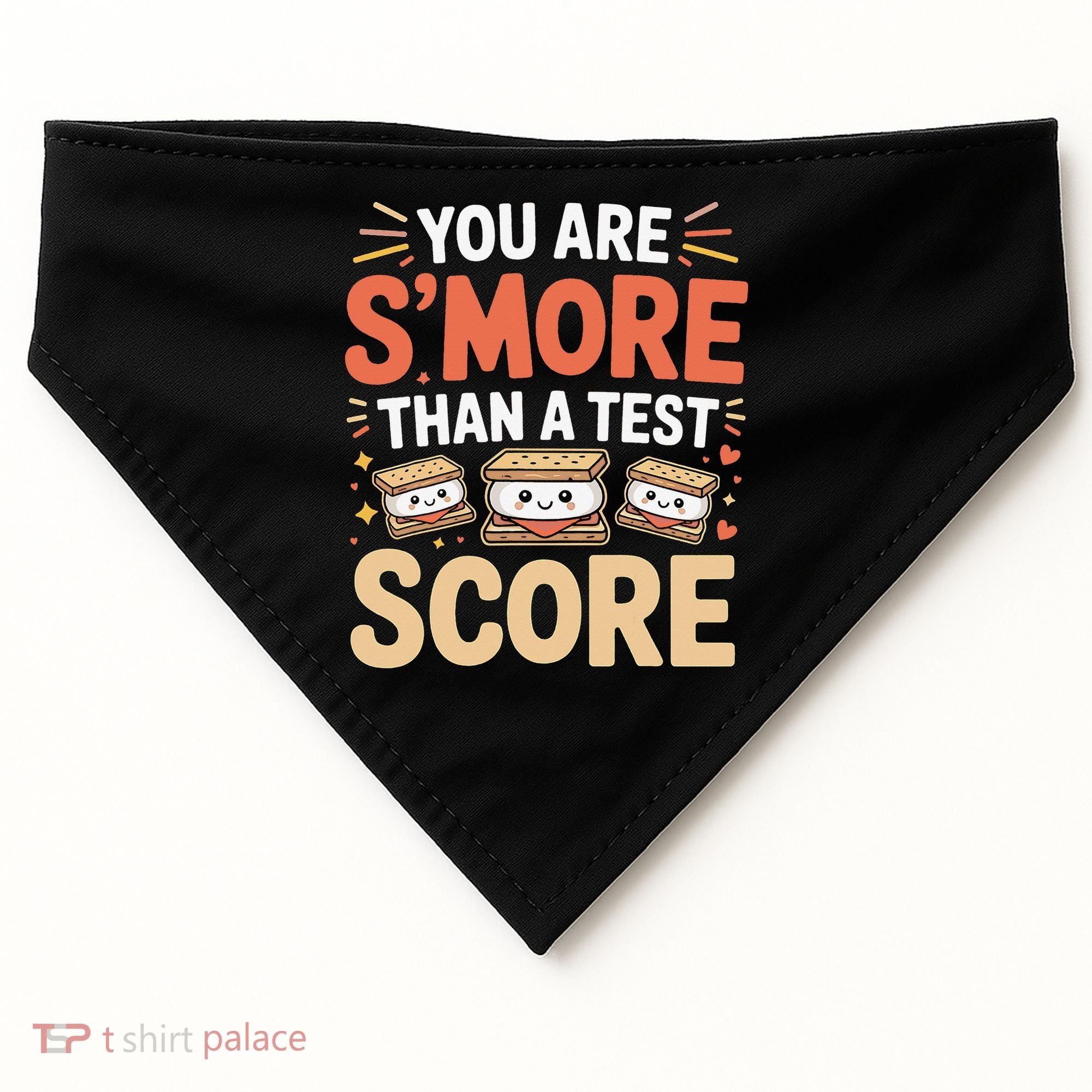 You Are Smore Than A Test Score State Test Day Teacher USA-Made Doggie Bandana