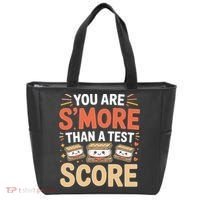 You Are Smore Than A Test Score State Test Day Teacher Tote Bag thumb 0