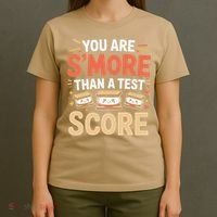 You Are Smore Than A Test Score State Test Day Teacher T-Shirt thumb 4