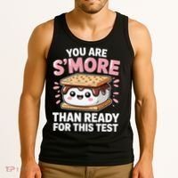 You Are Smore Than Ready For This Test Day Teacher Tank Top thumb 3