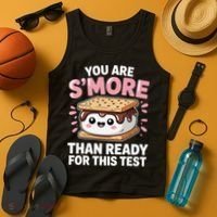 You Are Smore Than Ready For This Test Day Teacher Tank Top thumb 4