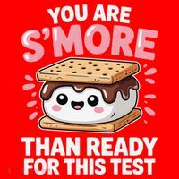 You Are Smore Than Ready For This Test Day Teacher Santa Hat thumb 1