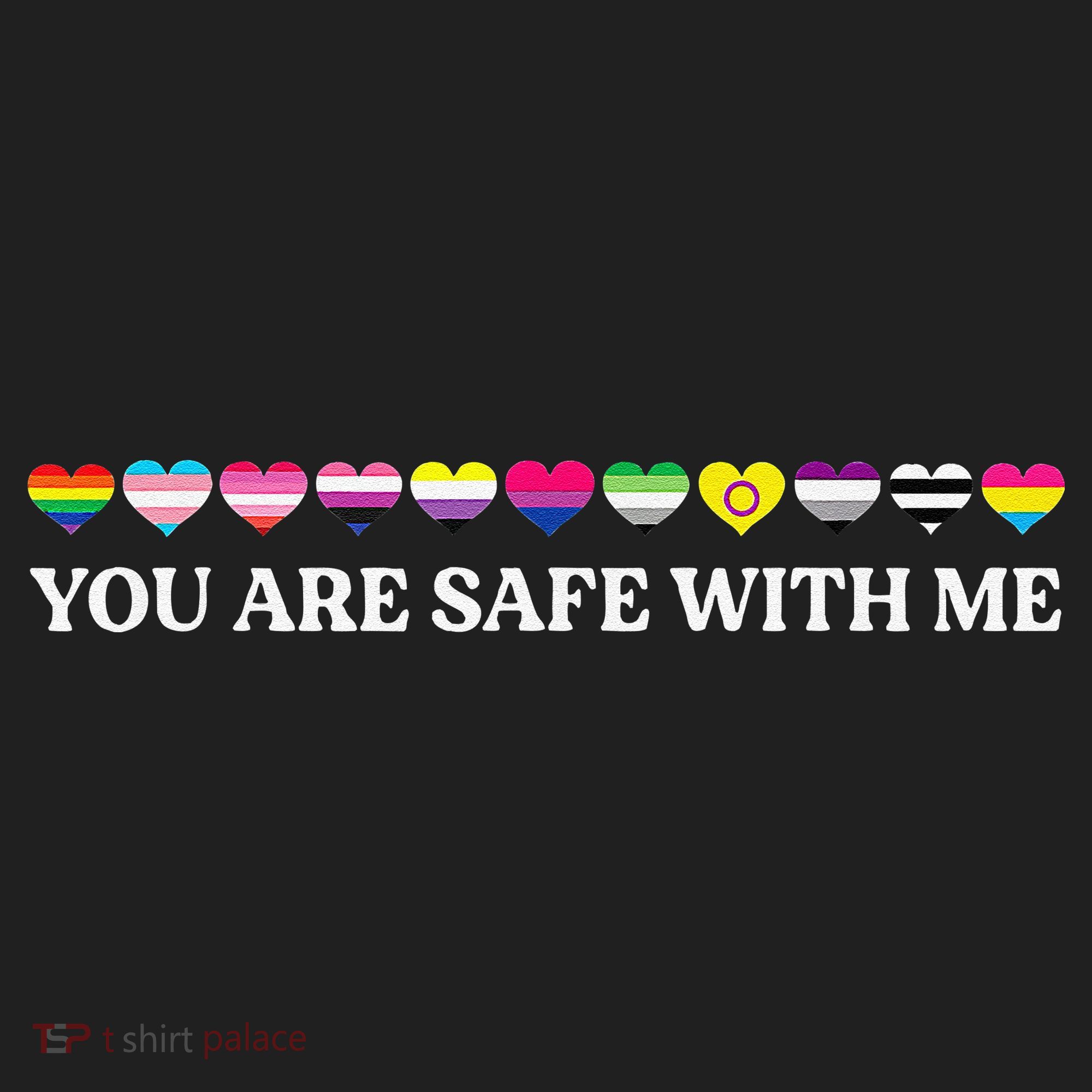 You Are Safe With Me Lgbt Flag Tumbler