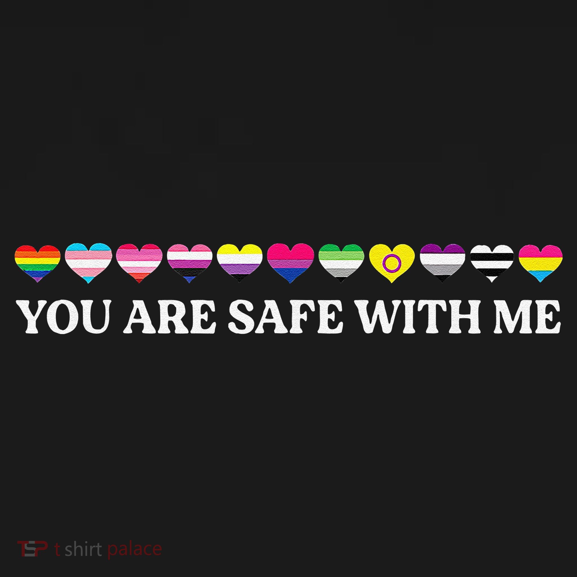 You Are Safe With Me Lgbt Flag Ornament