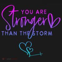 You Are Stronger Than The Storm Funny Christian Women's Hoodie thumb 2