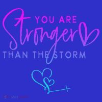 You Are Stronger Than The Storm Funny Christian Apron thumb 3