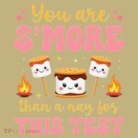 You Are Smore Than A Test Score State Test Day Teacher Long Sleeve Shirt thumb 2