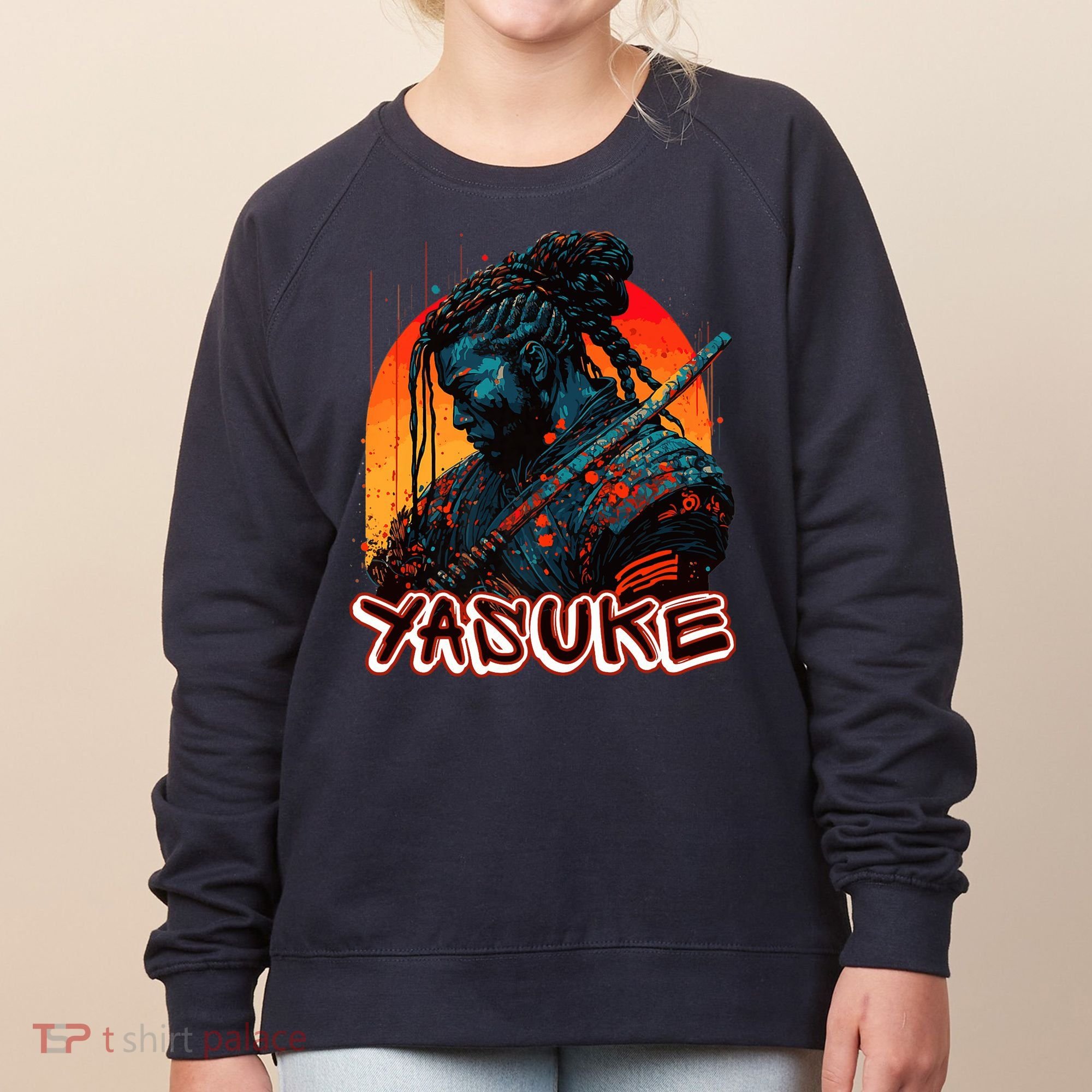 Yasuke African Samurai Premium Women's Sweatshirt