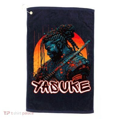 Yasuke African Samurai Premium Golf Towel