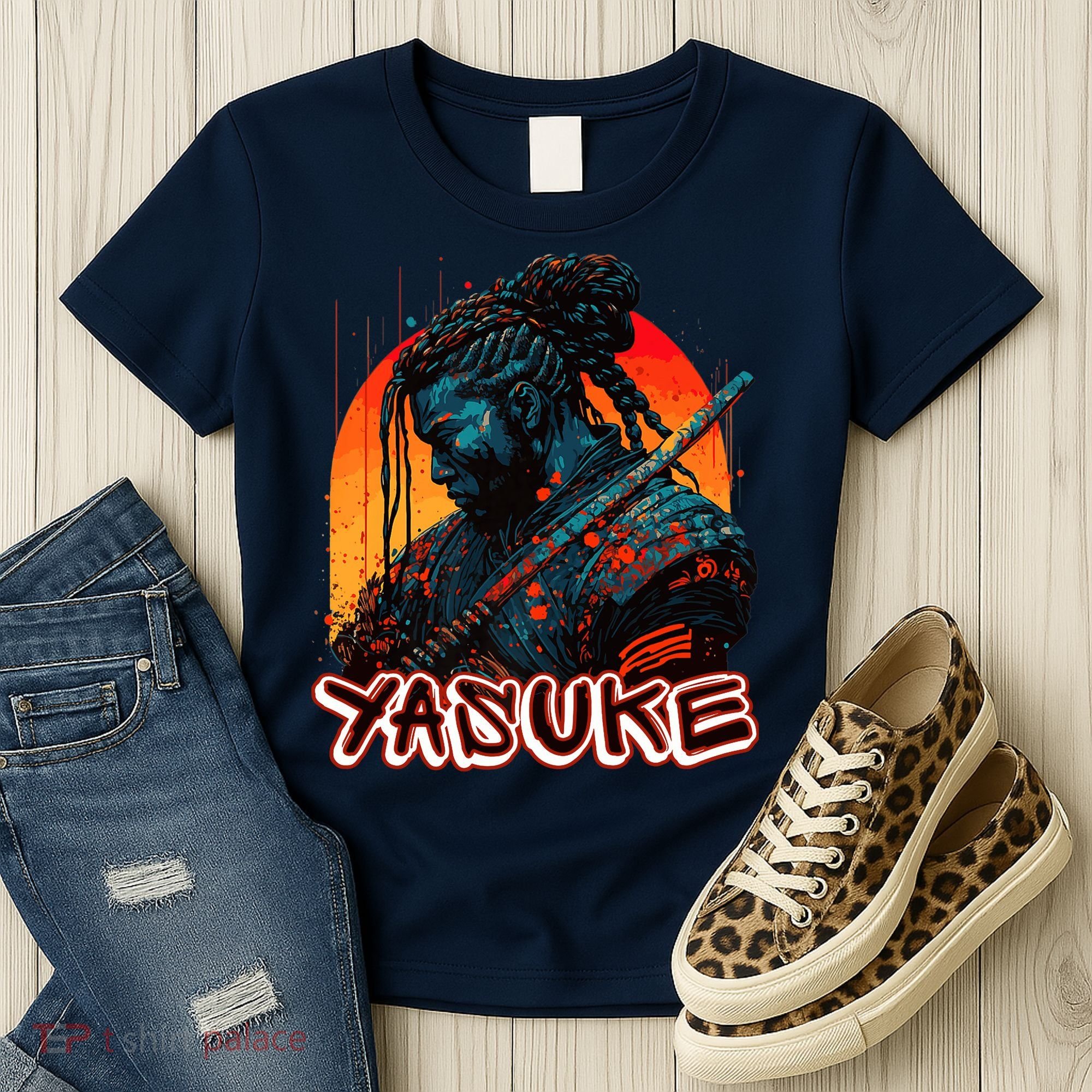 Yasuke African Samurai Premium Women's T-Shirt