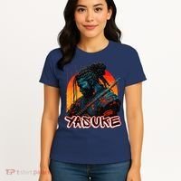 Yasuke African Samurai Premium Women's T-Shirt thumb 4