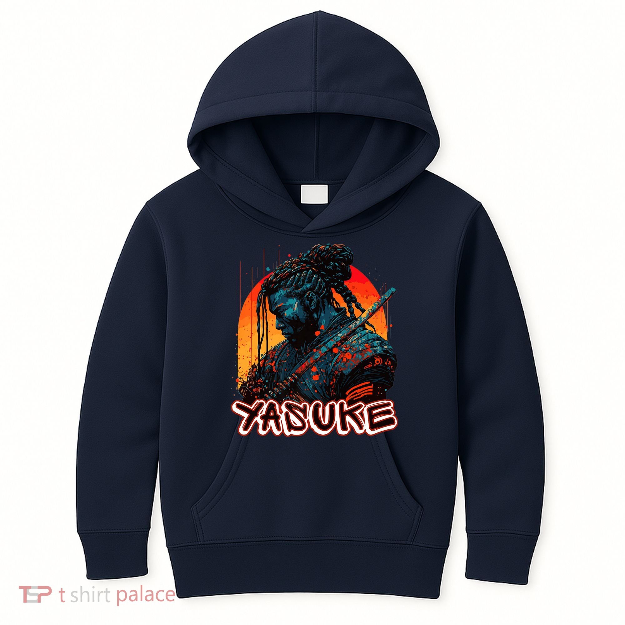 Yasuke African Samurai Premium Kids Hoodie