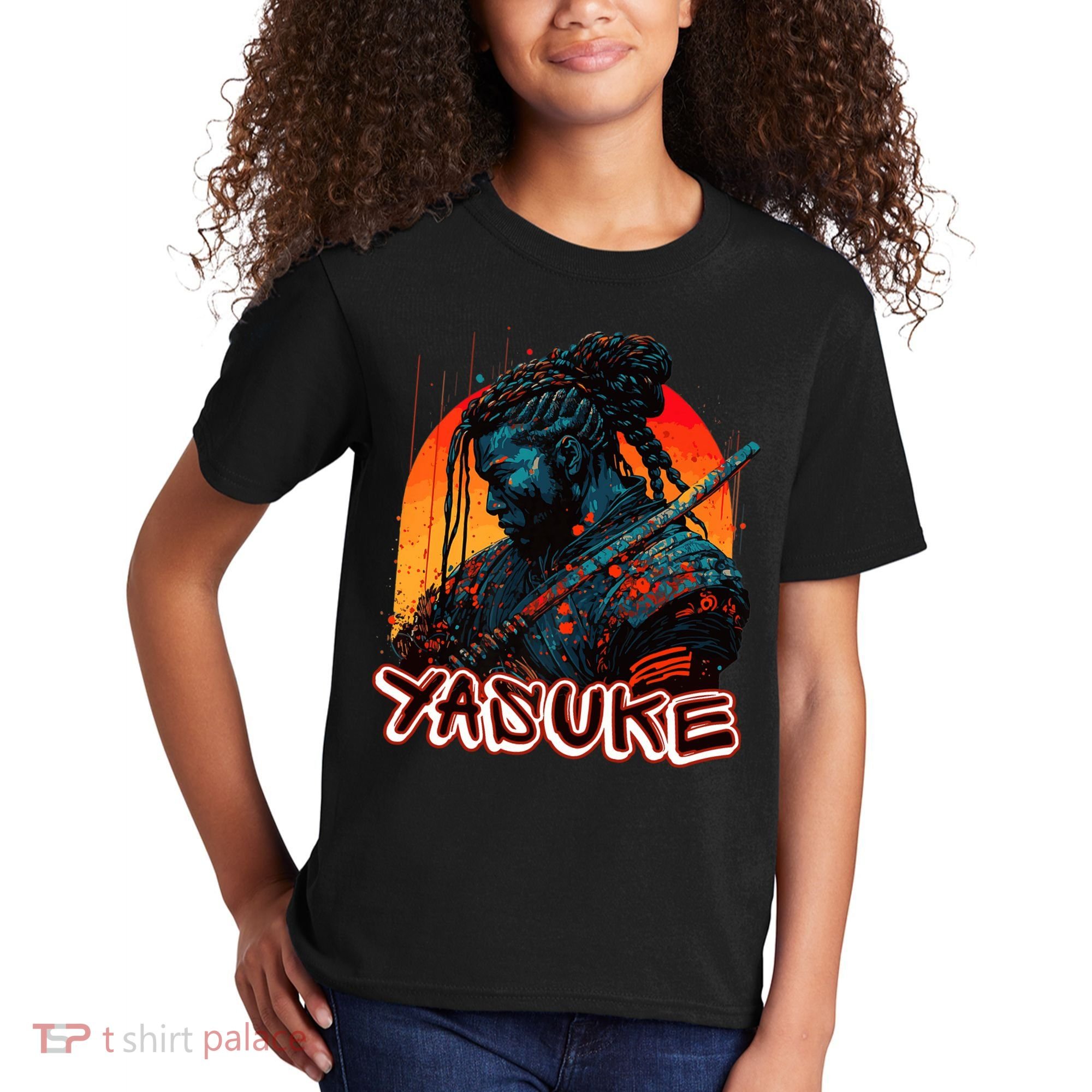 Yasuke African Samurai Premium Kids T-Shirt
