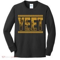 Yeet Apparel Saying Kids Long Sleeve Shirt thumb 0