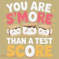 You Are Smore Than A Test Score Test Day Teacher Long Sleeve Shirt thumb 2