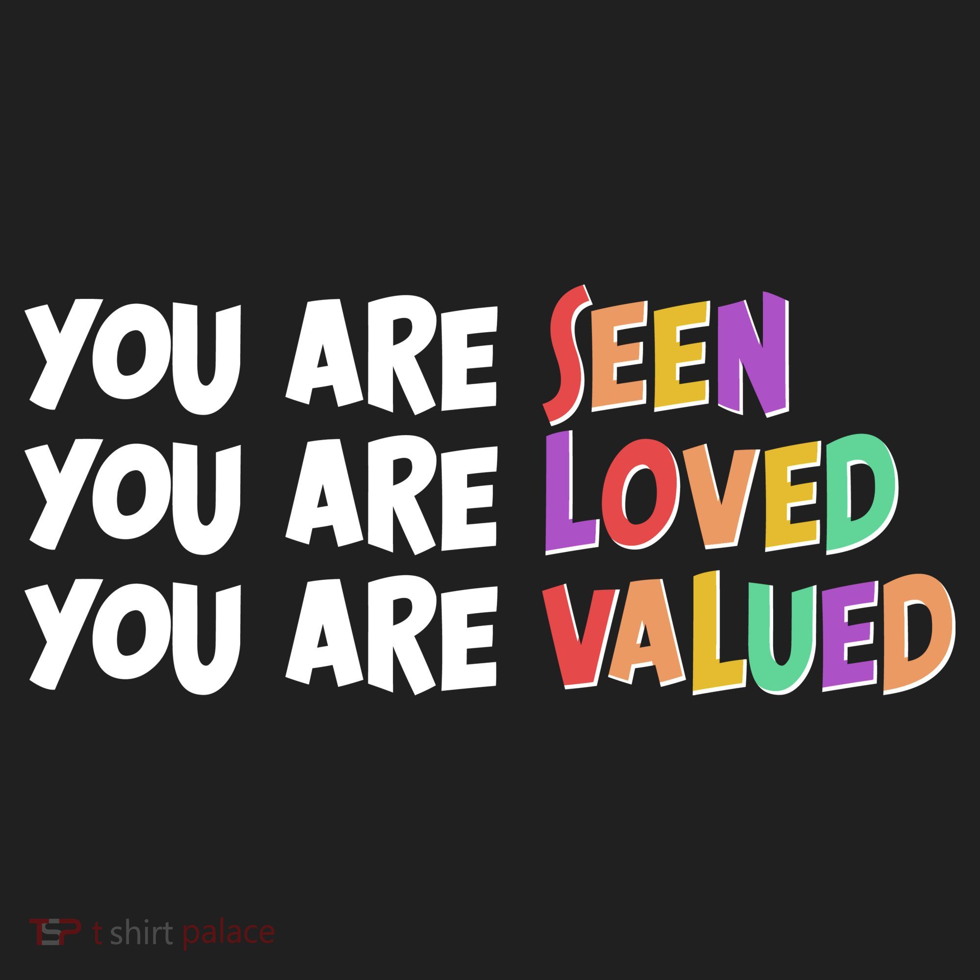 You Are Seen Loved Valued Beanie