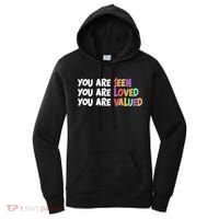 You Are Seen Loved Valued Women's Hoodie thumb 0