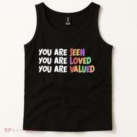 You Are Seen Loved Valued Tank Top thumb 2