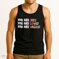 You Are Seen Loved Valued Tank Top thumb 3