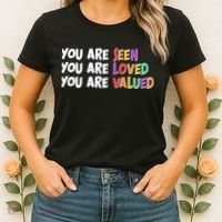 You Are Seen Loved Valued Women's T-Shirt thumb 2