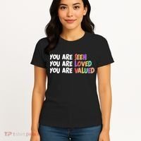 You Are Seen Loved Valued Women's T-Shirt thumb 4
