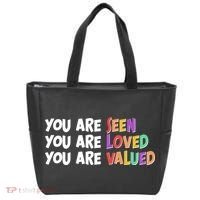 You Are Seen Loved Valued Tote Bag thumb 0