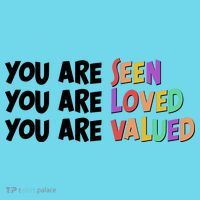You Are Seen Loved Valued Kids T-Shirt thumb 4