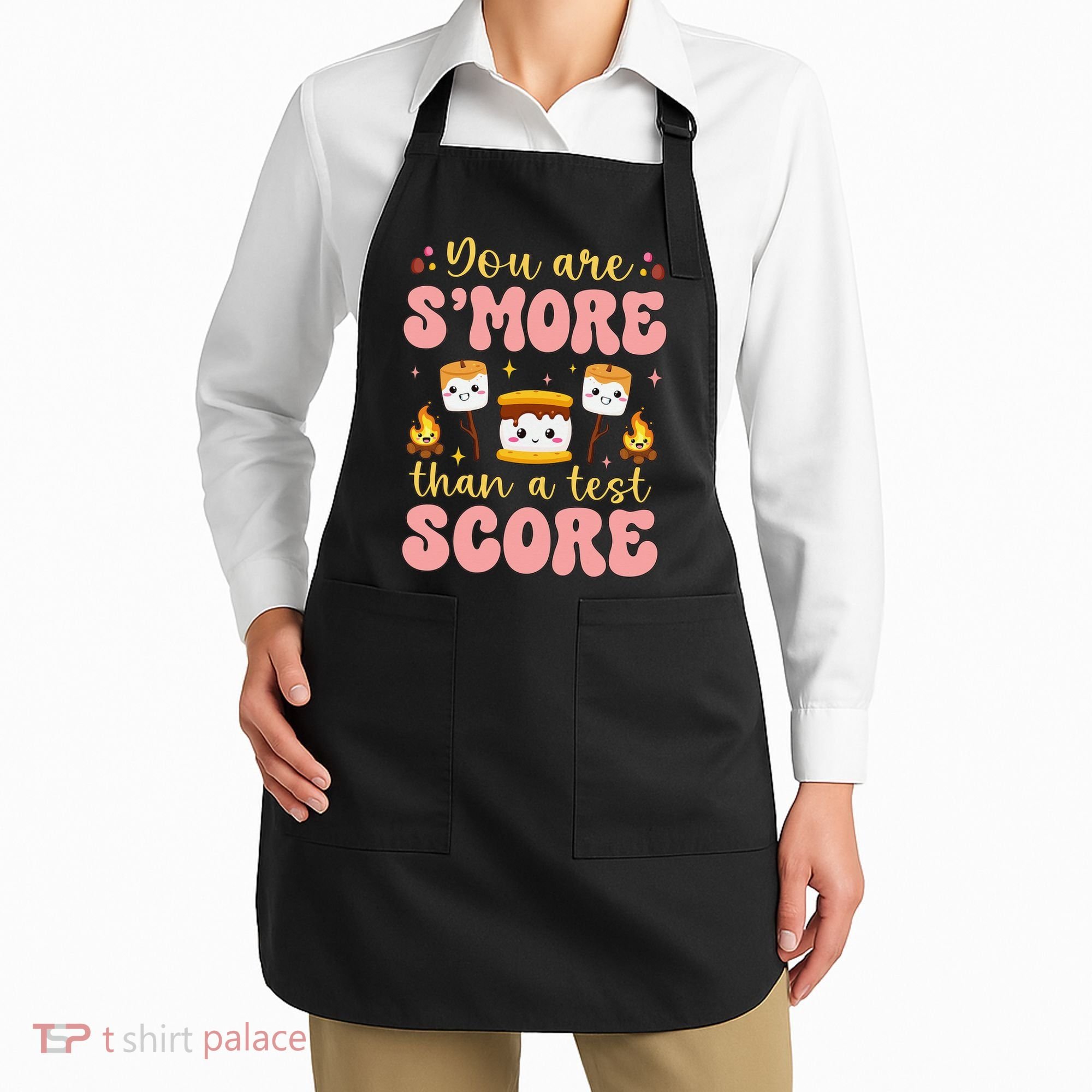 You Are Smore Than Ready For This Test Test Day Teacher 1 Gift Apron