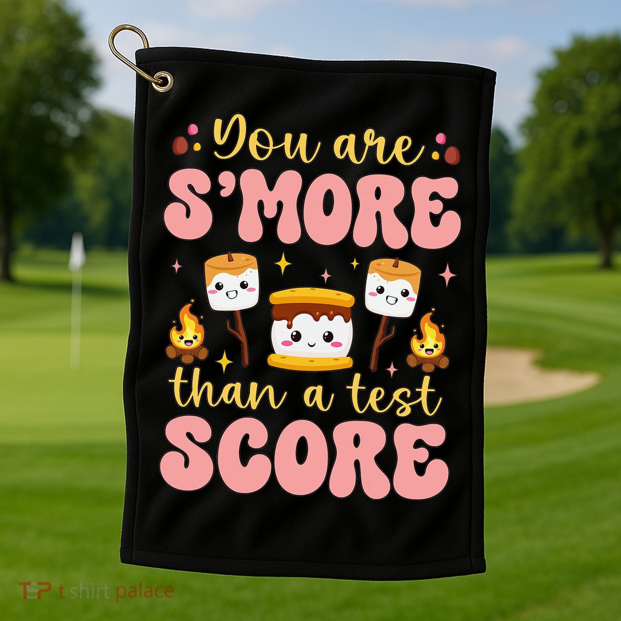You Are Smore Than Ready For This Test Test Day Teacher 1 Gift Golf Towel