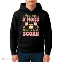 You Are Smore Than Ready For This Test Test Day Teacher 1 Gift Kids Hoodie thumb 4