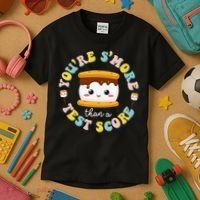You Are S'more Than Ready For This Test Test Day Teacher Kids T-Shirt thumb 3