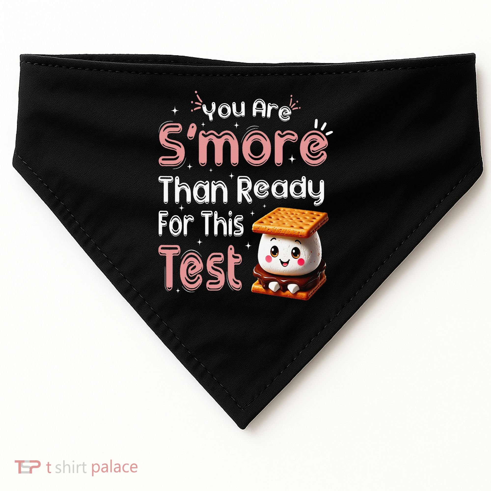 You Are Smore Than Ready For This Test Testing Day Teacher USA-Made Doggie Bandana