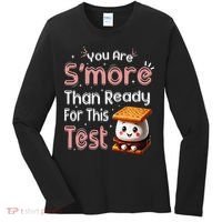 You Are Smore Than Ready For This Test Testing Day Teacher Women's Long Sleeve Shirt thumb 0