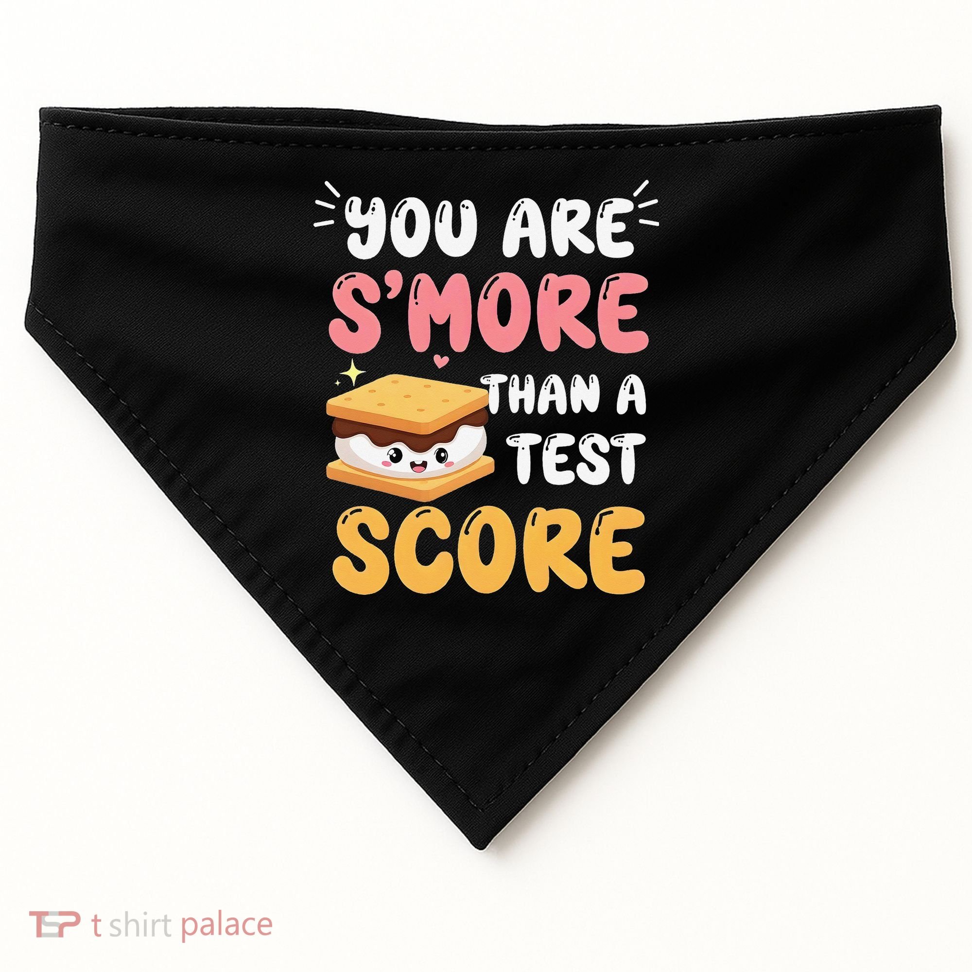 You Are Smore Than A Test Score State Test Day Teacher USA-Made Doggie Bandana