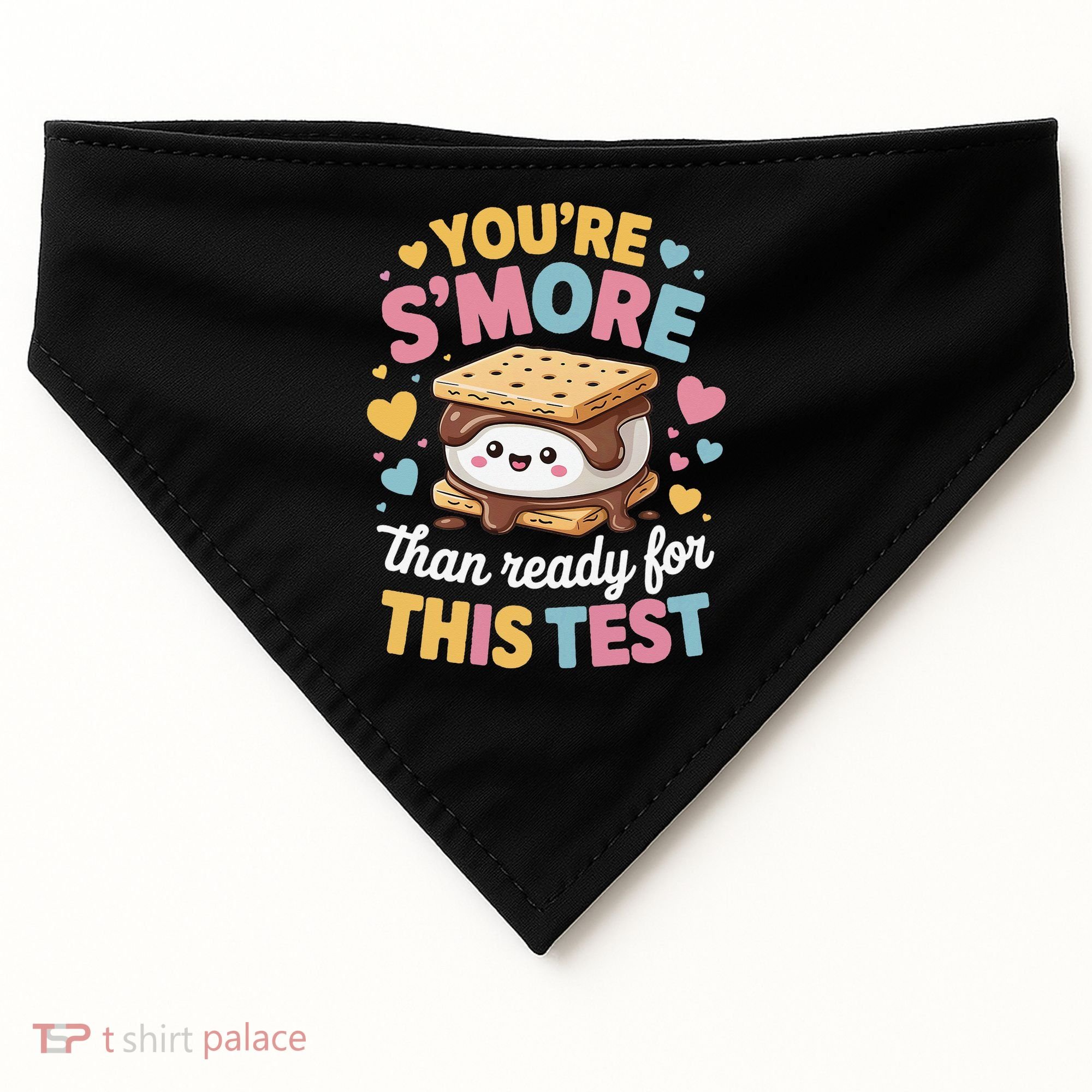You Are Smore Than Ready For This Test Test Day Teacher USA-Made Doggie Bandana