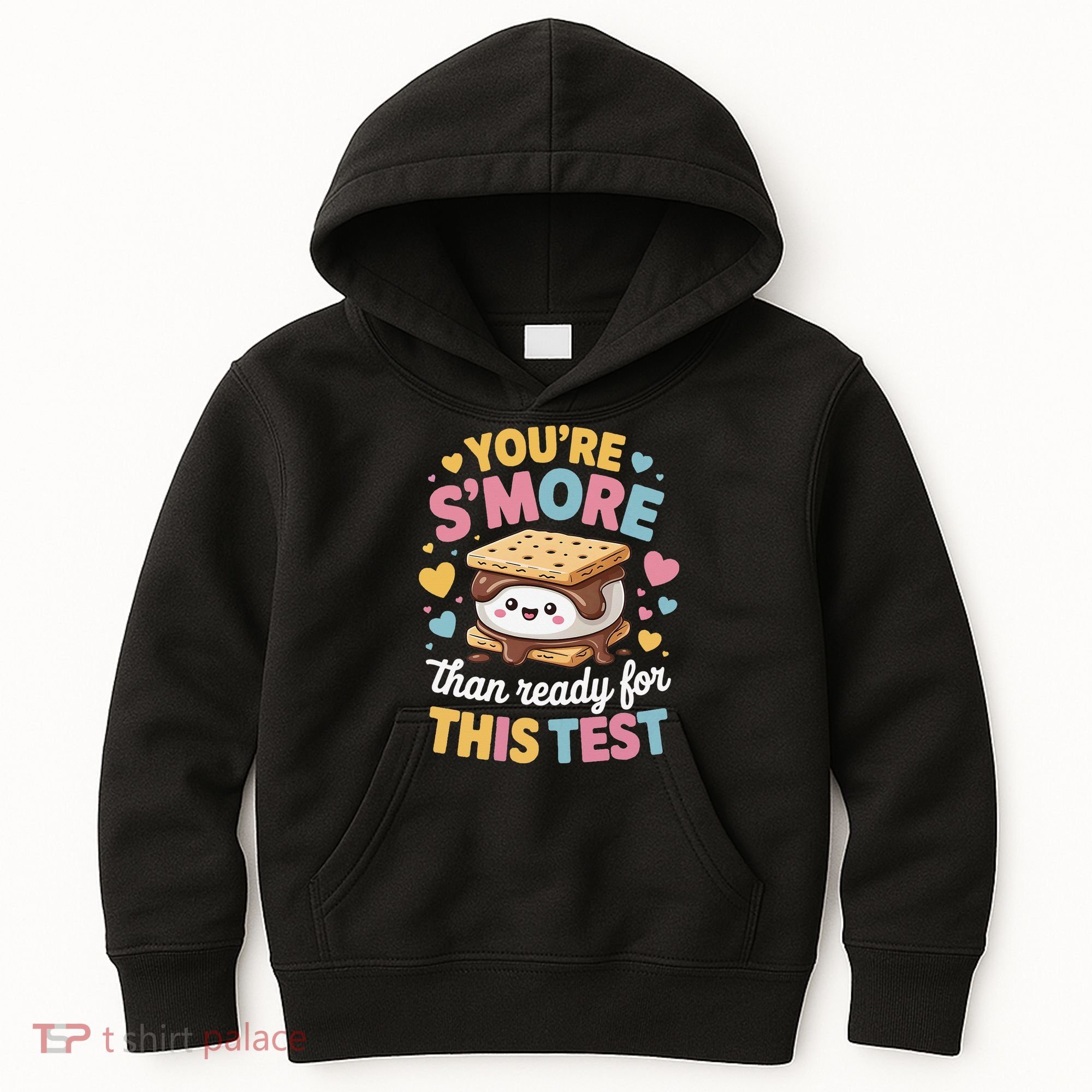 You Are Smore Than Ready For This Test Test Day Teacher Kids Hoodie