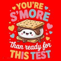 You Are Smore Than Ready For This Test Test Day Teacher Santa Hat thumb 1