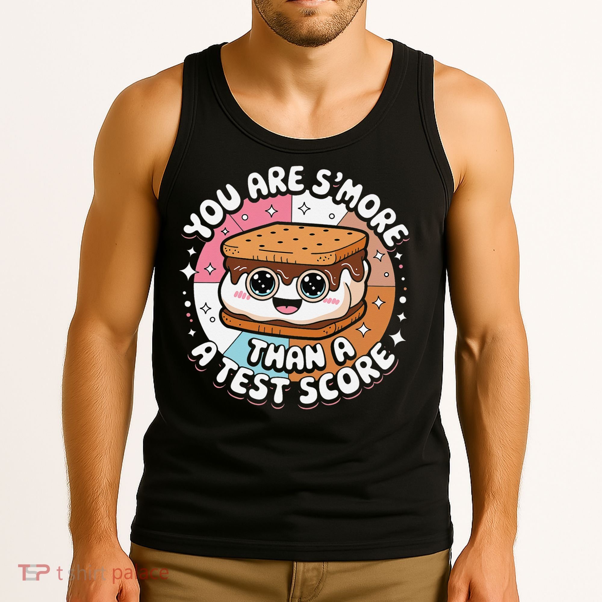 You Are Smore Than Ready For This Test Test Day Teacher Tank Top